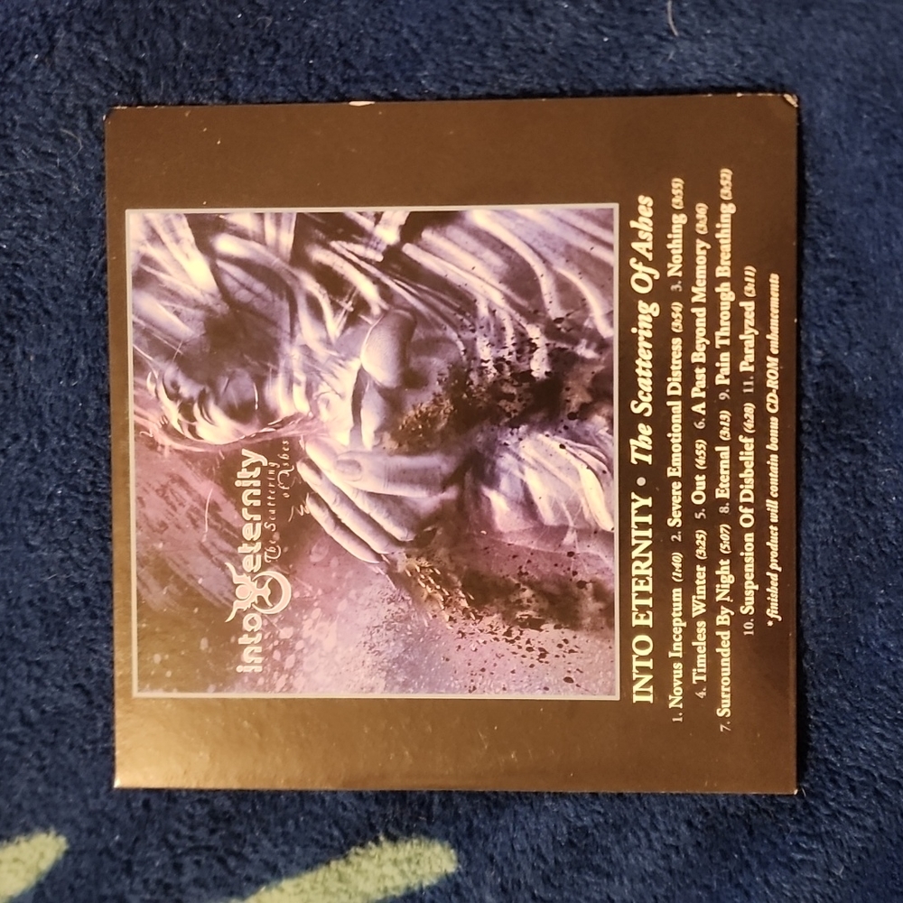 Into Eternity The Scattering of Ashes Promo CD